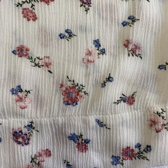 AG Maggie Tank Top, Spaghetti Straps, Floral, White Multi, XS NWT - Picture 9 of 15